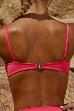 Underwired Bikini Top In Pink -Neena Swim NS0164 NS0160 9 Hot Pink Underwire Top High Waist Bottoms 334d110c d0f8 4ab0 9fbf 04cf38cb8add