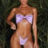 Bandeau Bikini Top In Lilac -Neena Swim NS0171 NS0175 4 Vasa Lilac Ultra Thin Straps Bottom Bandeau Top 1 a8c166bb 9c12 47bb 900a bf98c137c4d4