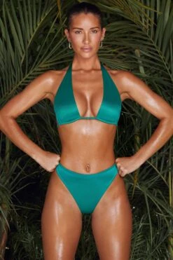 Plunge Micro Bikini Top In Teal -Neena Swim NS0173 NS0172 1 Mele Teal Plunge Micro Top Malosi High Waisted Bikini Bottoms 46d1b996 85b9 40e4 9a6d d3d152a44bf3