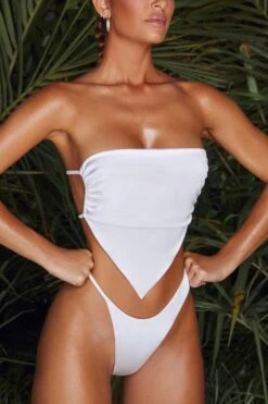 Handkerchief Bikini Top In White -Neena Swim NS0179 6 Manamea White Handkerchief Bikini Topcopy2