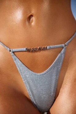 Micro Thong Bikini Bottoms In Blue -Neena Swim NS0195 NS0190 7 Blue Asymmetric Underwire Bikini Top Micro Bottoms 9fa54f52 3284 4cbe 96ad a473c229294b