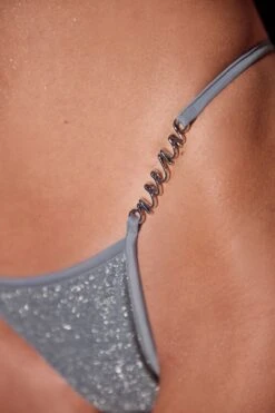 Triangle Bikini Top In Blue -Neena Swim NS0233 NS0234 6 Blue Triangle Bikini Top Triangle Bikini Bottom